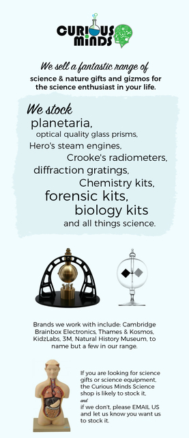 Get Fantastic Range of Science & Nature Gifts and  Curious Minds