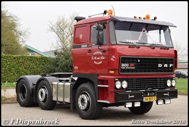 86-BFT-2 DAF 3600-BorderMaker Retro Truck tour / Show 2018