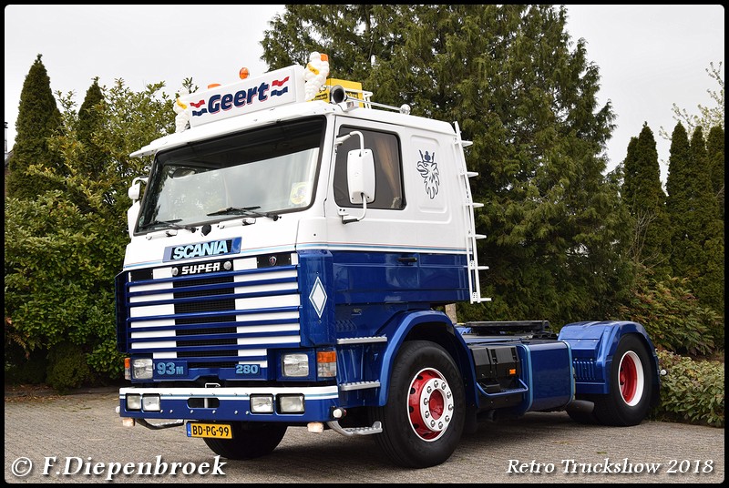 BD-PG-99 Scania 93 G Persoon-BorderMaker - Retro Truck tour / Show 2018