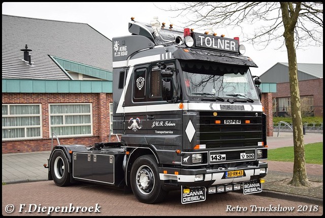 BD-RN-43 Scania 143M 500 Tolner-BorderMaker Retro Truck tour / Show 2018