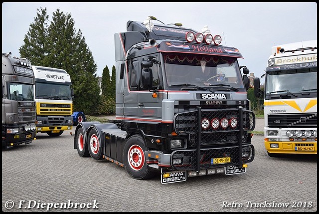 BL-PF-86 Scania 143 van der Werken-BorderMaker Retro Truck tour / Show 2018