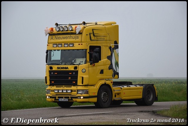 BO AN 13 Scania 144 530 Nieuwenhuijs-BorderMaker truckrun 2e mond 2018
