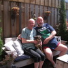 John en Ron 04-07-18 4 - In de tuin 2018