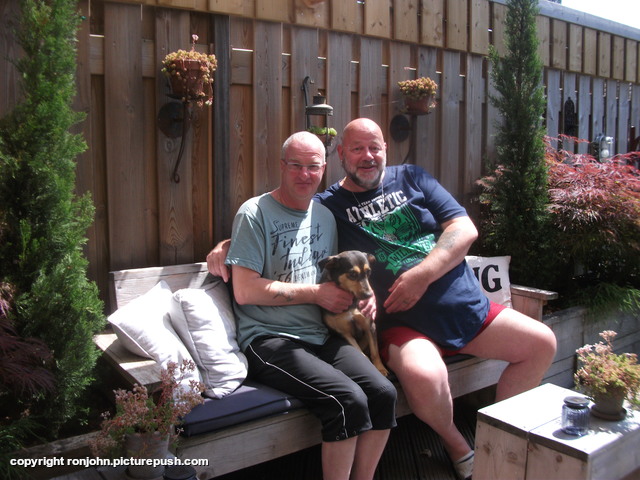 John en Ron 04-07-18 4 In de tuin 2018