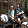 John en Ron 04-07-18 2 - In de tuin 2018