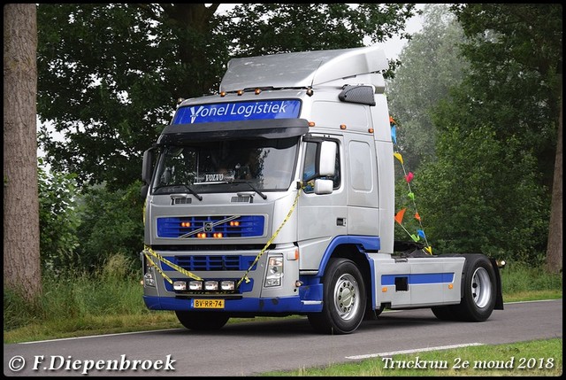 BV-RR-74 Volvo FM Yonel Emmen-BorderMaker truckrun 2e mond 2018