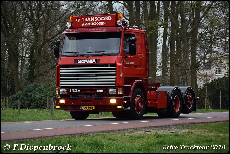 VJ-88-HK Scania 143M 400 Transoord2-BorderMaker - Retro Truck tour / Show 2018