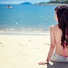girl on the beach - camerafuda