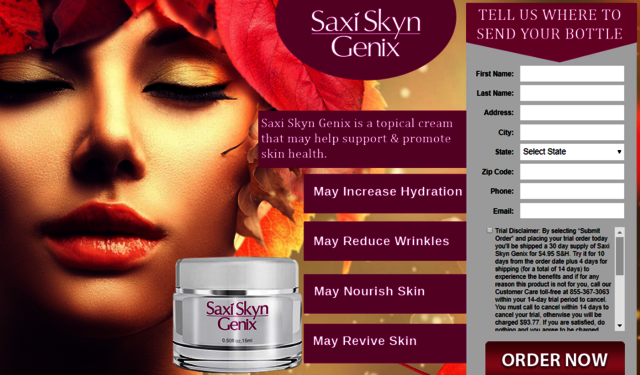 Saxi SkynGenix http://www.supplementscart.com/saxi-skyn-genix/