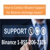 Binance Support Phone number 1855 206 2326