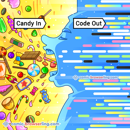 Candy Programming Principle - Web Joke Tech Jokes