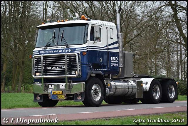 BT-GX-92 MACK  MH613Reco-BorderMaker Retro Truck tour / Show 2018