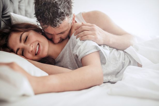 Beautiful-passionate-couple-having-sex-on-bed Picture Box