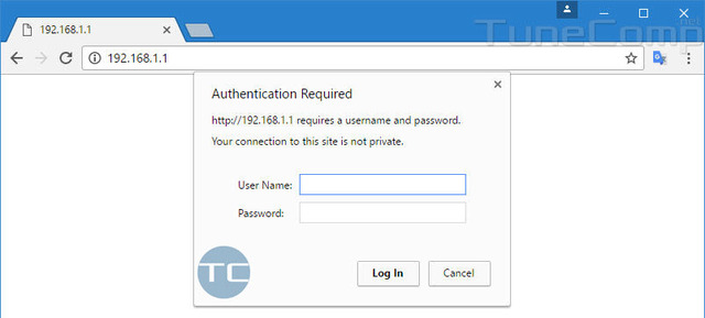 192.168.1.1-authentication-required Router Login