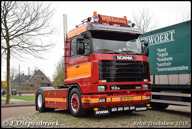 VP-14-TS Scania 113M 360 Wijkhuizen-BorderMaker Retro Truck tour / Show 2018