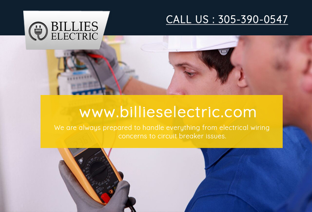 Billies Electric Coral Gables FL Billies Electric Coral Gables FL | Call Now: (305)-3900-547