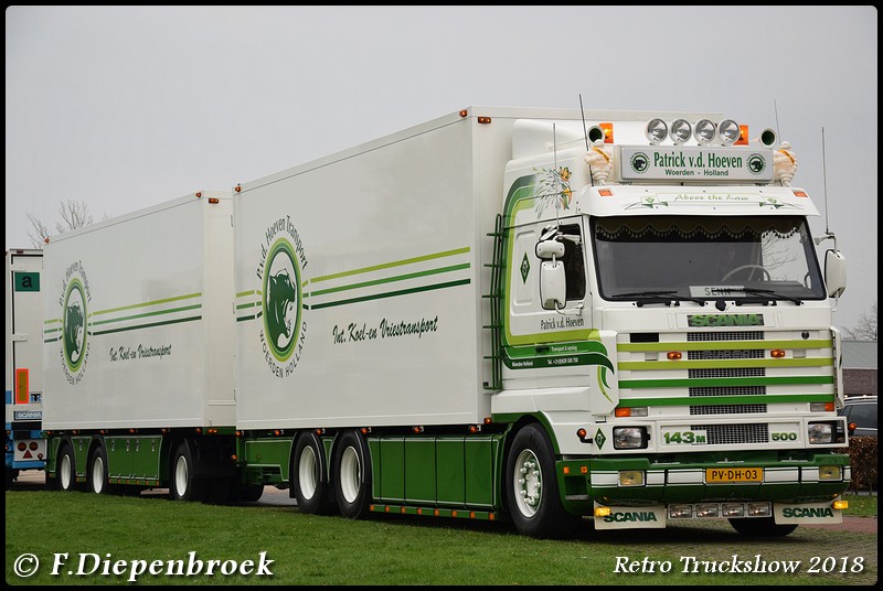 VL-38-JX Scania 143M 500 PVDH-BorderMaker - Retro Truck tour / Show 2018