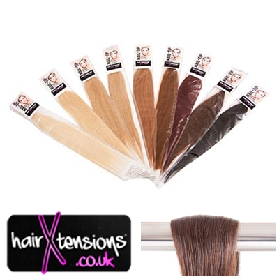 TIP 14 REMY HAIR EXTENSIONS in Color DARK BROWN HairXtensions.co.uk