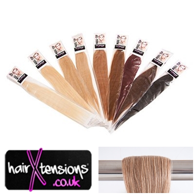 TIP 14 REMY HAIR EXTENSIONS In Color LIGHT BROWN HairXtensions.co.uk