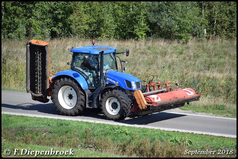 New Holland T6 140 Lokken Groenvoorziening-BorderM - 2018