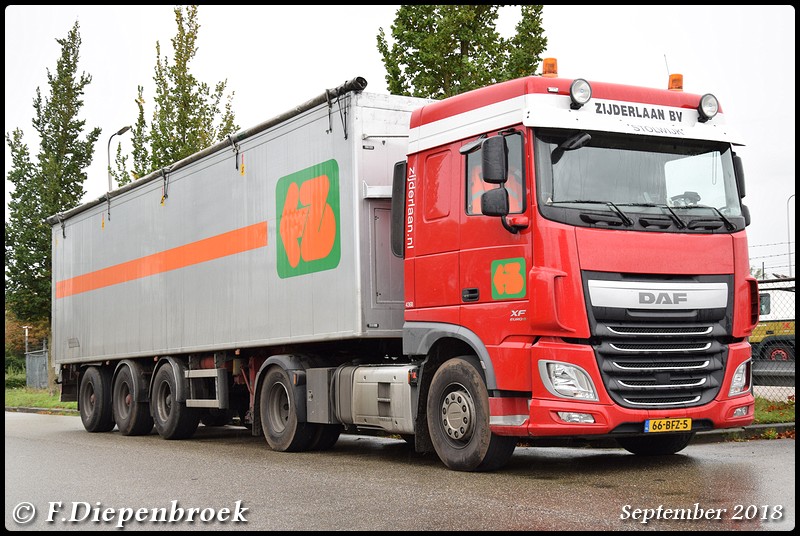 66-BFZ-6 DAF 106 Zijderlaan-BorderMaker - 2018