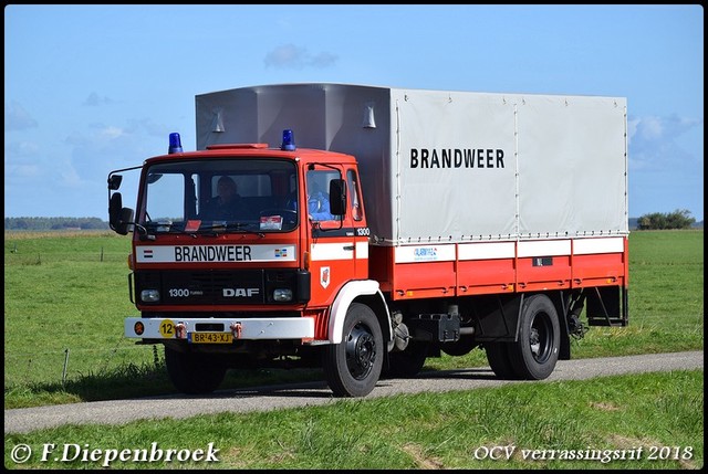 BR-43-XJ DAF 1300 Brandweer-BorderMaker OCV Verrassingsrit 2018