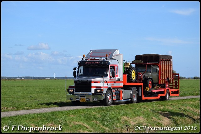 BT-FN-07 Scania T143 500 Brant de Vries-BorderMake OCV Verrassingsrit 2018