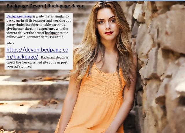 backpage Devon Backpage Devon | Back page devon