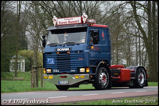 ED SK313 Scania 113M 320 Sven Kunert Transporte2-B Retro Truck tour / Show 2018