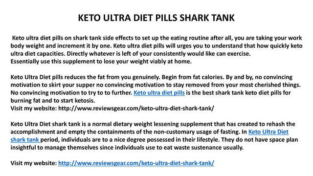 Keto Ultra Diet Pills - Keto Ultra Diet Shark Tank Picture Box