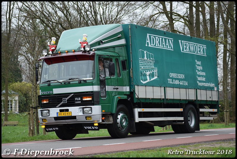 VK-45-KV Volvo FL6 Adriaan Verwoert-BorderMaker - Retro Truck tour / Show 2018