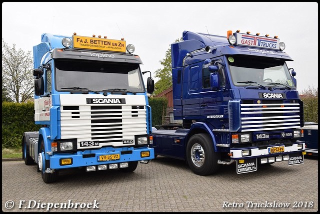 Scania 143 ers3-BorderMaker Retro Truck tour / Show 2018