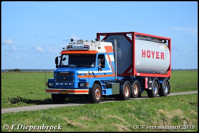 BJ-14-BL Scania 142 Fred van Tiel-BorderMaker OCV Verrassingsrit 2018