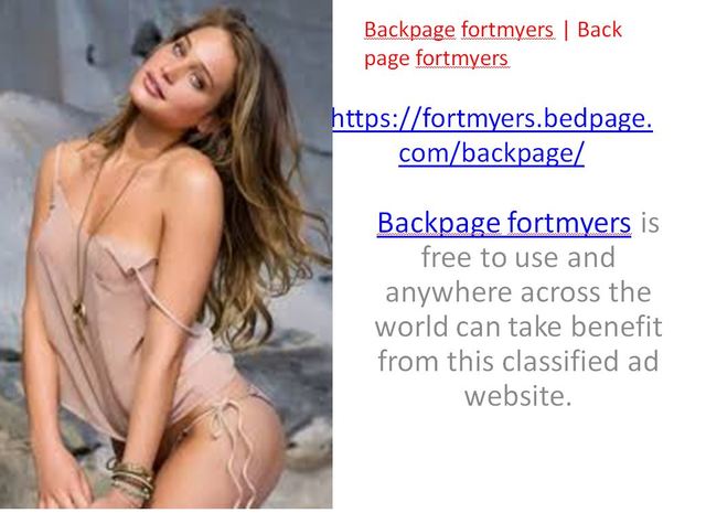 Backpage fortmyers Backpage fortmyers | Back page fortmyers