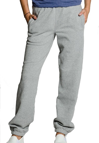 Heavyweight Sweatpants 100% Cotton Gray Mix Just Sweatshirts