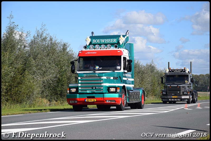 Scania T143 en T142-BorderMaker - OCV Verrassingsrit 2018