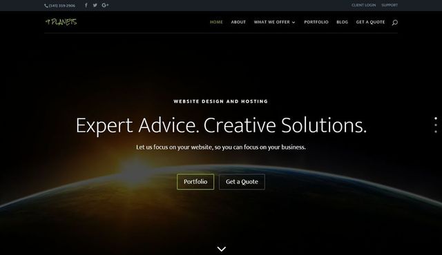 web design Nine Planets, LLC