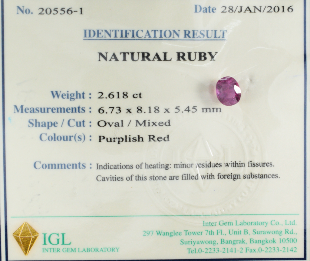 2.61-RU CERTIFICATES