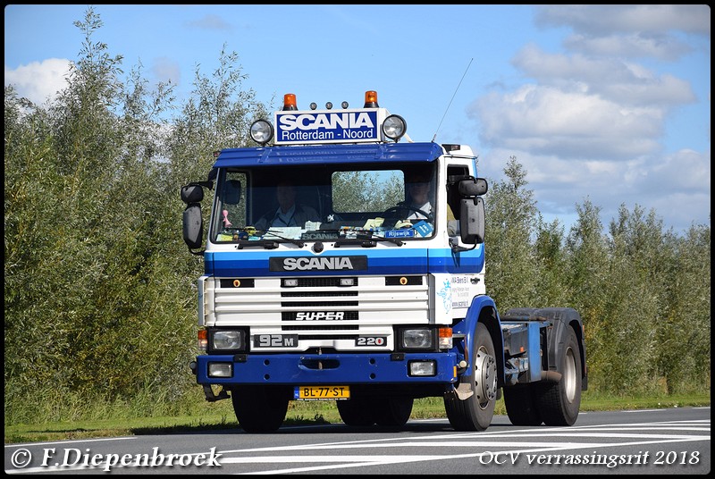 BL-77-ST Scania 92M Scania Rotterdam-BorderMaker - OCV Verrassingsrit 2018
