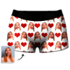 CUSTOM HEART BOXER SHORTS - Personalized Photo Gifts