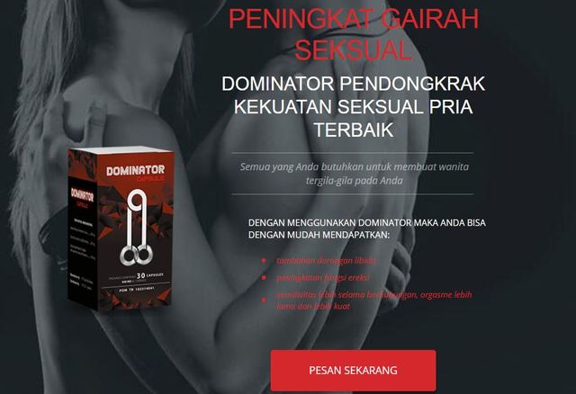 Dominator-kapsul http://www.healthysupplementstalk.com/dominator-capsule-harga/