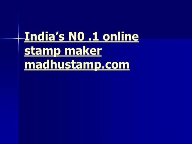 3574342 636739664885645000-1 Rubber Stamps at Best Price in India - madhustamps.com