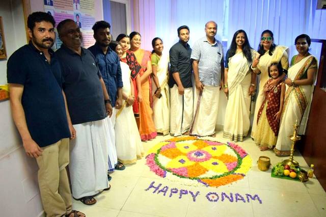 onam celibration at uei global Hotel Management Institute