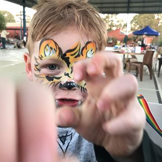 Facepainter for Birthday Parties in Melbourne Picture Box