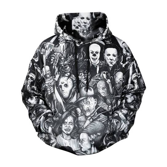 MEN'S HOODIE - ALL HORROR MOVIE HOODIE Horrorhoodie