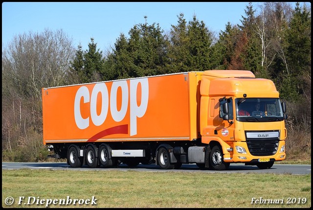 29-BGP-5 DAF CF Bakker Coop-BorderMaker Rijdende auto's 2019