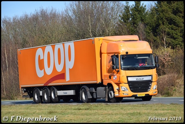 78-BGP-5 DAF CF Bakker Coop-BorderMaker Rijdende auto's 2019