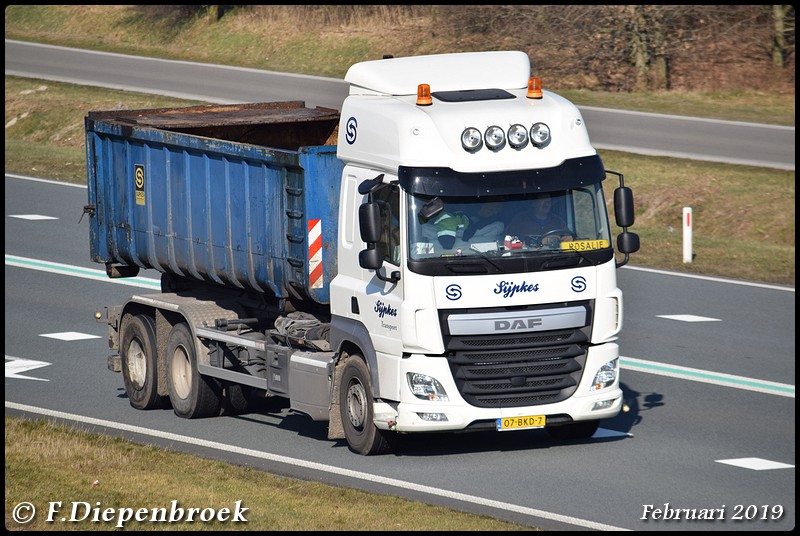 07-BKD-7 DAF CF Sijpkes-BorderMaker - Rijdende auto's 2019