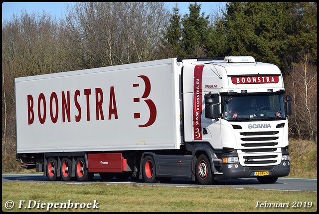45-BFN-5 Scania R410 Boonstra2-BorderMaker Rijdende auto's 2019