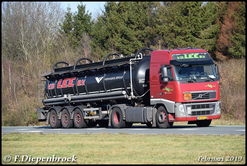 BV-XS-72 Volvo FH3 V.d Lee-BorderMaker - Rijdende auto's 2019